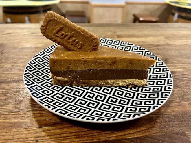 Postre casero con galleta Lotus